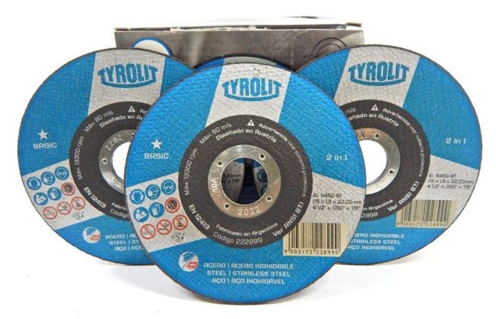 discos de corte tyrolit - tres